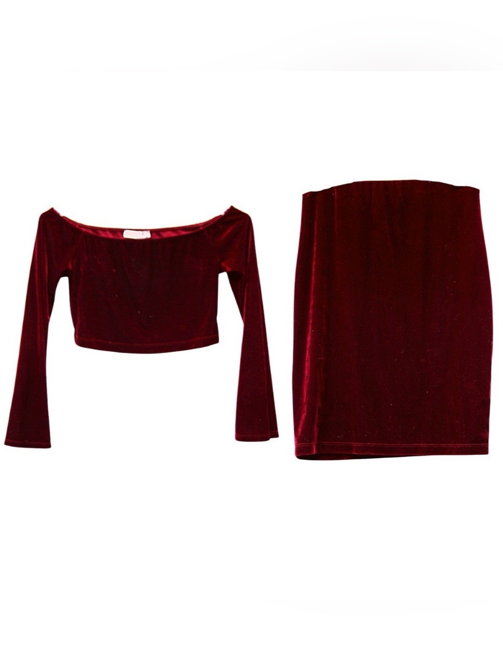 Promesa and Solemio Skirt Set in Red